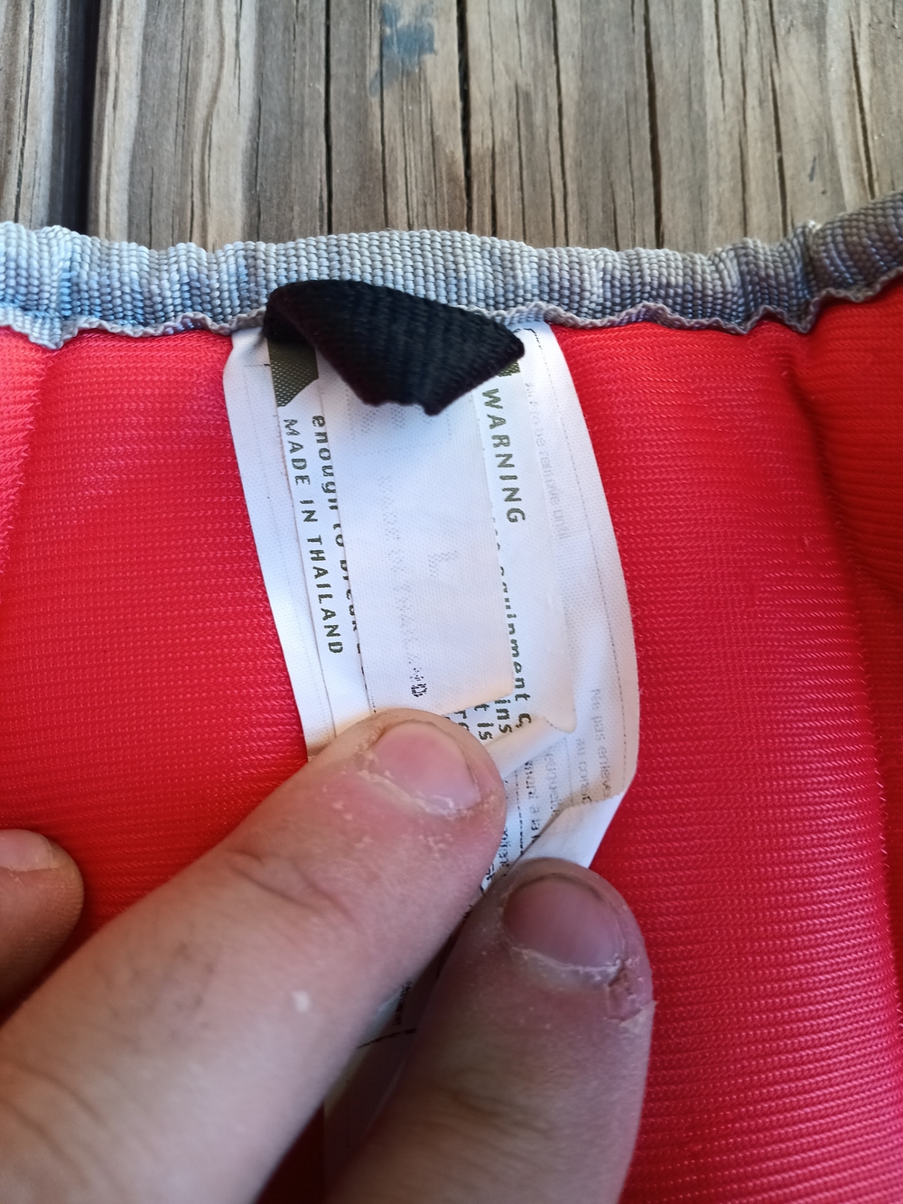 Red Padded Chest Protector Panel - Picture 3 of 3